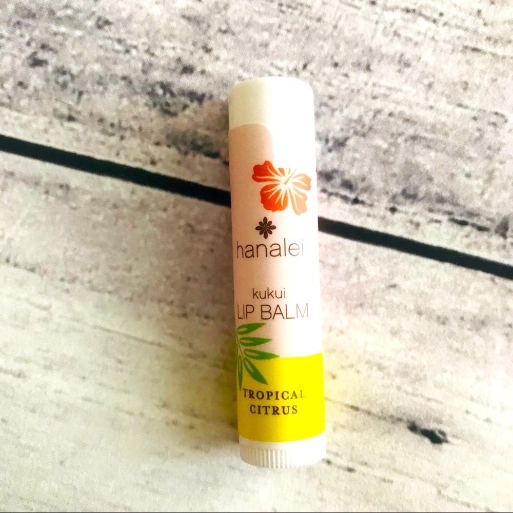 2/13$ 🌷 HANALEI Kukui Lip Balm "Tropical Citrus